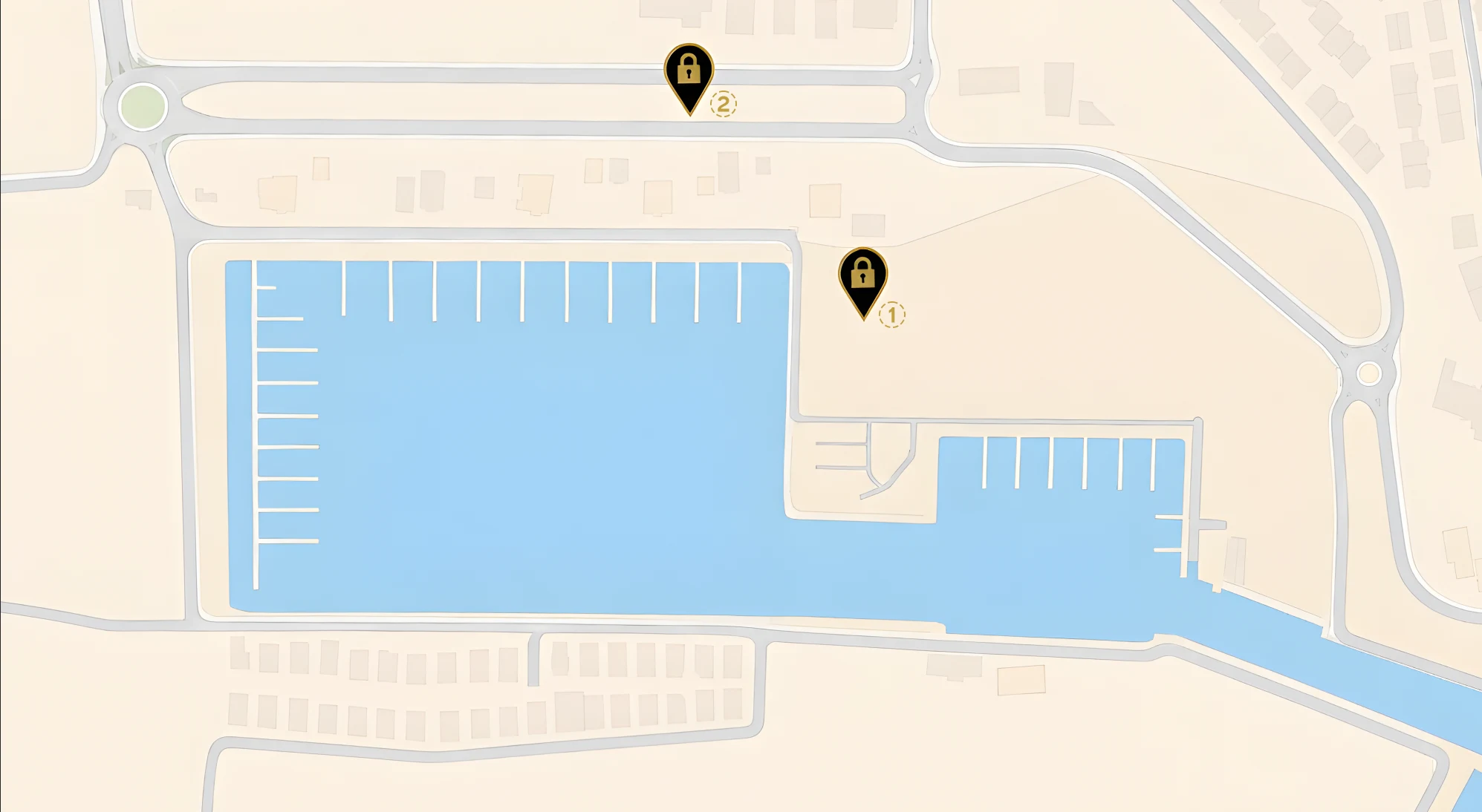 Map of Lock & Leisure locations in Marina de Albufeira
